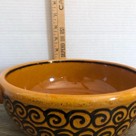 Vtg Landert Stoneware Fondue Pot - Picture 8 of 10